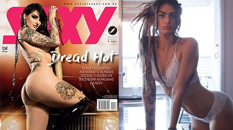 Dread Hot pelada na Revista Sexy Setembro 2019