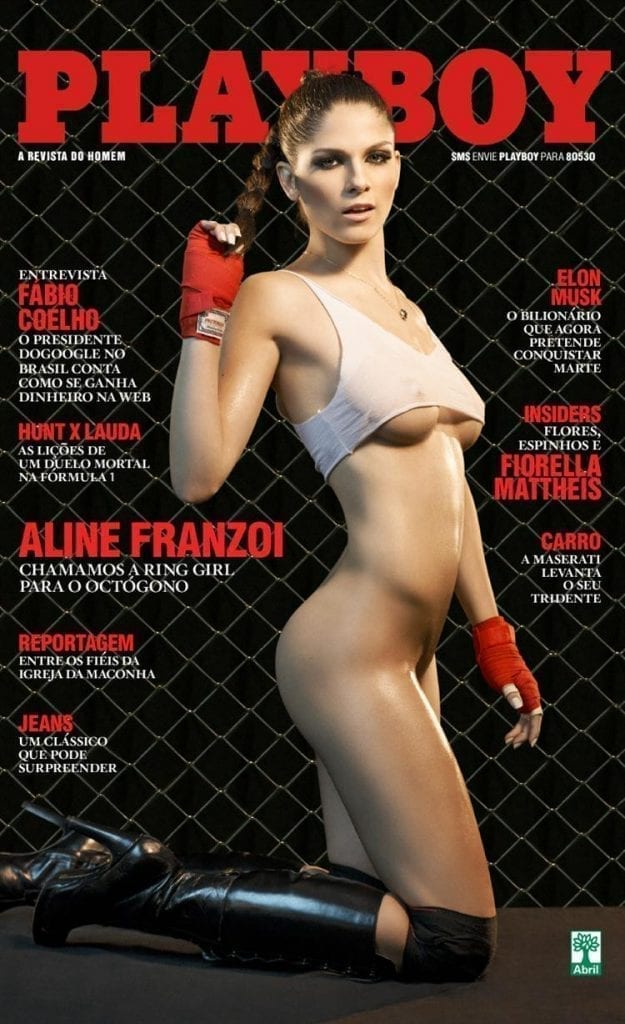 Aline Franzoi, Uma Ring Girl na Playboy 2013