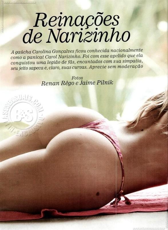 Carol Narizinho do Pânico Nua na Playboy