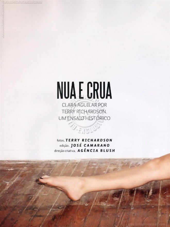 Clara Aguilar nua - Revista Sexy Novembro 2014