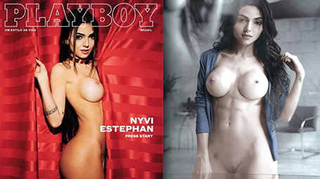 Nyvi Estephan Nua – Revista Playboy