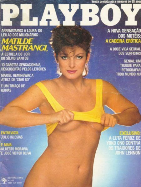 Matilde Mastrangi Pelada na Playboy