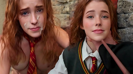 Harry Potter Porno, Hermione fodendo e dando a buceta