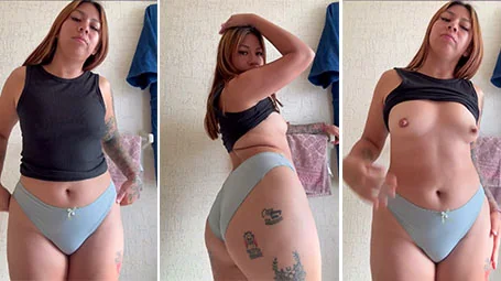 Gordinha safada vazou nudes pelada no quarto